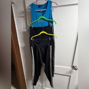 SPANX, ADIDAS pants, bebe tank